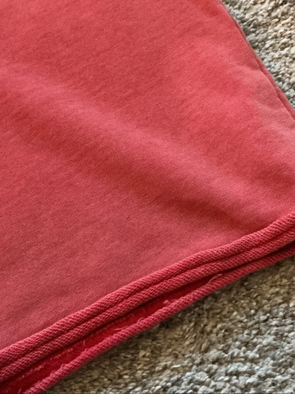 POL Wide-Leg Red Lounge Pants with Plaid Pockets - Picture 8 of 10